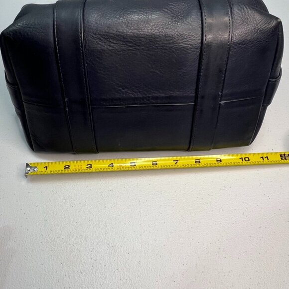 Coach Vintage Madison Top Handle Satchel Doctor Bag Navy Blue Made USA Classic - Picture 9 of 14